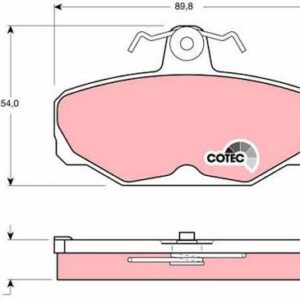 Marcos Rear Brake Pad Set